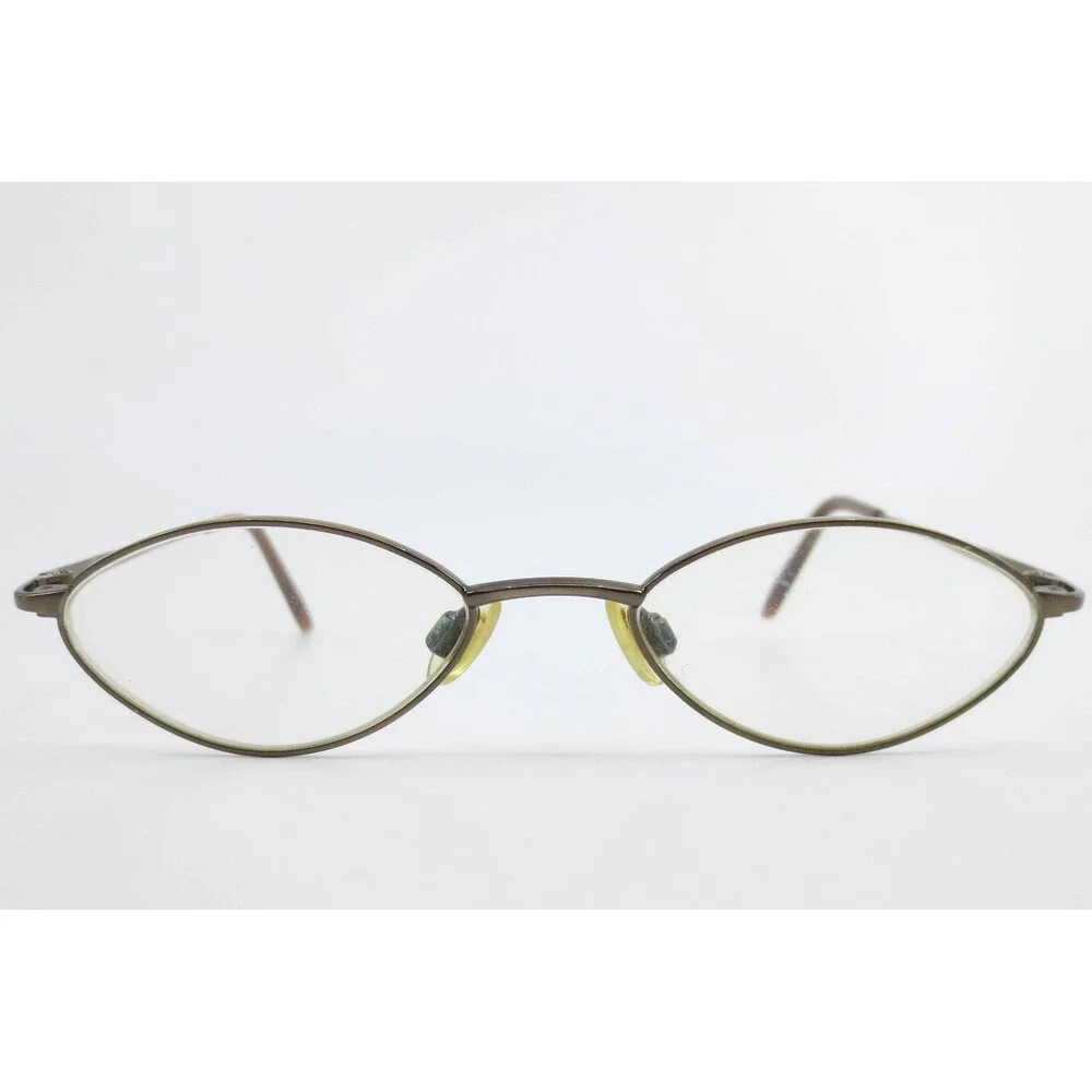 Anne Klein 9039 K1538 Bronze Metal Oval Cat Eye Eyeglasses Frames 47-17-135